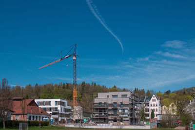 Low angle view of buildings against sky