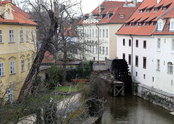 Canal along buildings