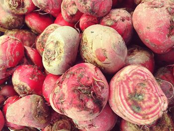 Full frame shot of fruits for sale at market stall