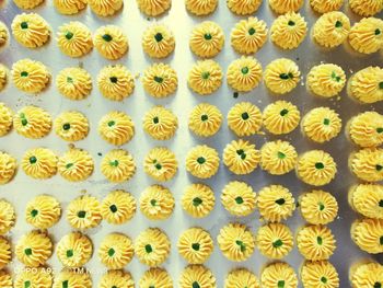 Full frame shot of yellow flowering plants