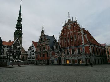 Facade of church