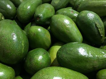 Full frame shot of avocado in market