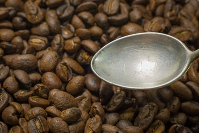 Close-up of coffee beans