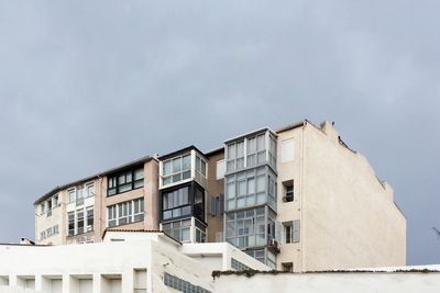 Low angle view of building against sky