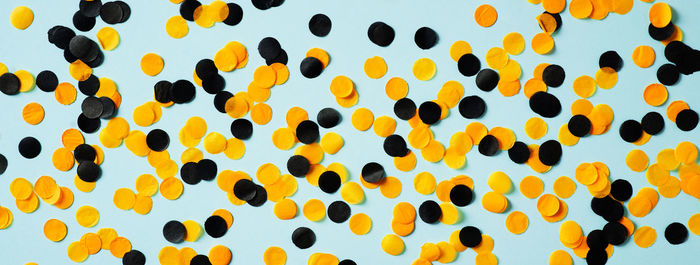 Full frame shot of multi colored leaves