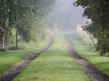 View of road passing through landscape