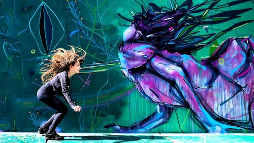 Close-up of water against blue sky