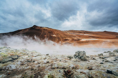 Panoramic view of landscape against sky