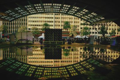 Group of people in building