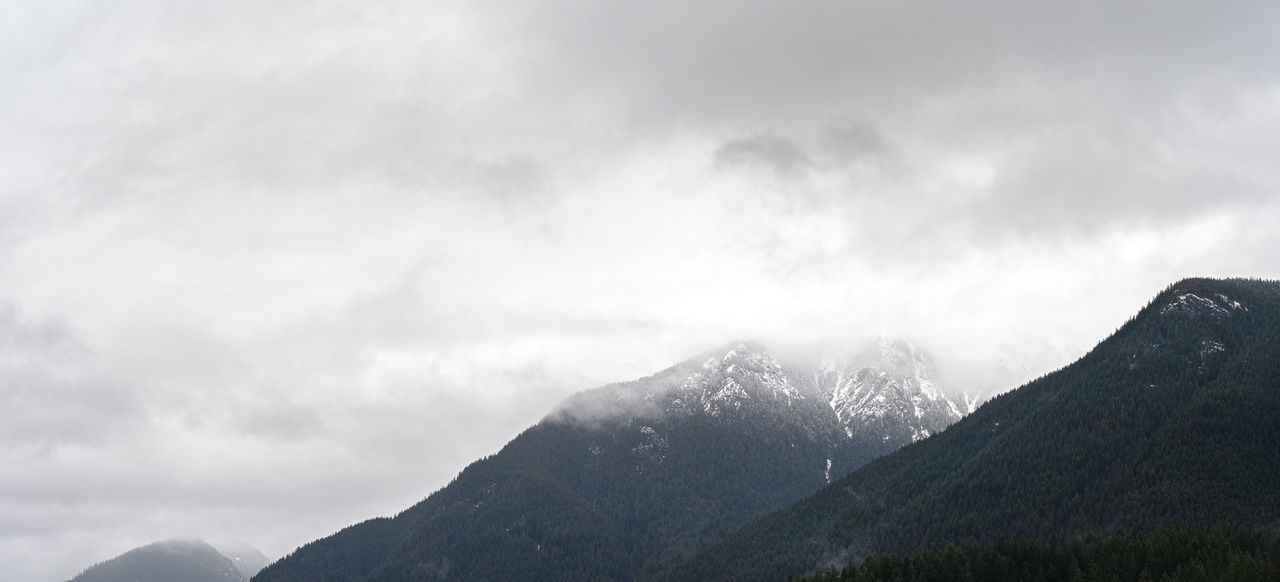 MAJESTIC MOUNTAINS AGAINST SKY