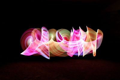 Digital composite image of multi colored umbrella