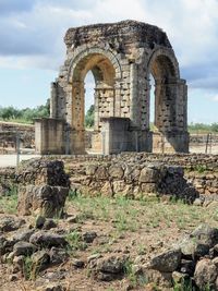 Old ruins against sky