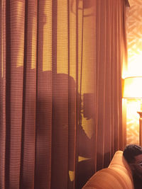 Full frame shot of curtain