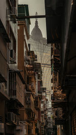 Low angle view of buildings in city