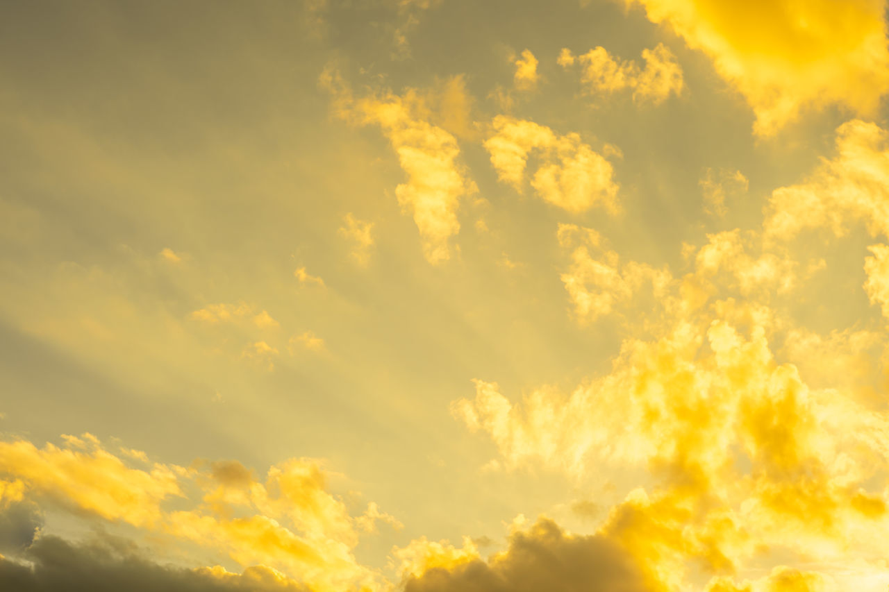 LOW ANGLE VIEW OF DRAMATIC SKY