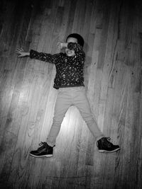 Full length of senior man