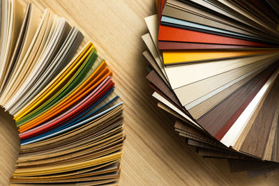 Full frame shot of multi colored pencils