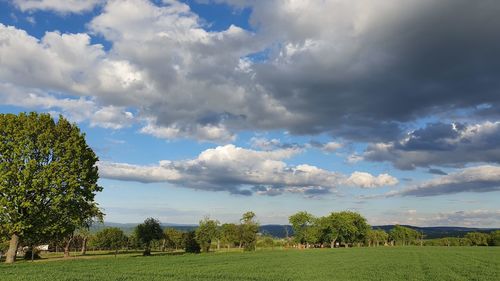 Panoramic view of landscape against sky