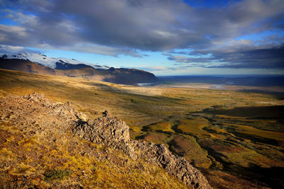 Scenic view of landscape against sky