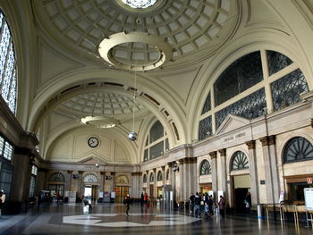 Interior of barcelona franca railway station