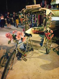 Market stall in city