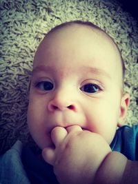 Portrait of cute baby