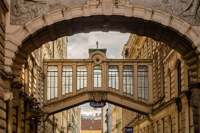 Walking through the center of prague