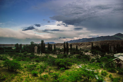 Scenic view of landscape against sky