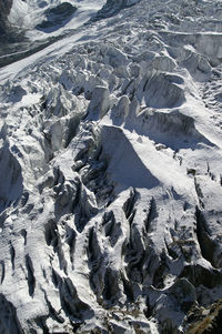 Aerial view of mountain range