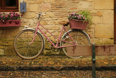 Bicycle in basket