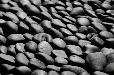 Full frame shot of pebbles