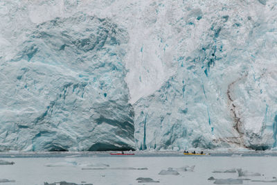 Scenic view of glacier at kenai fjords national park