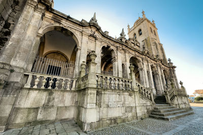 Low angle view of historical building