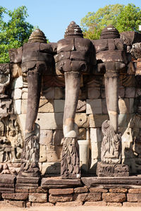 Statues at temple