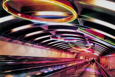 Interior of subway station