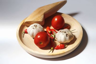 Close-up of food in plate on table