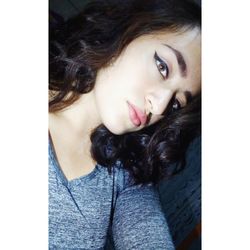 Portrait of young woman