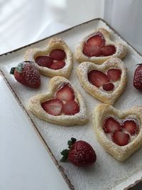 Close-up of dessert in plate