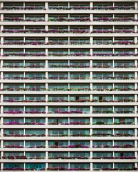 Full frame shot of multi colored building
