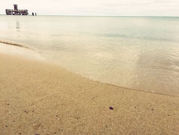 Scenic view of beach