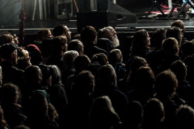 Crowd at music concert