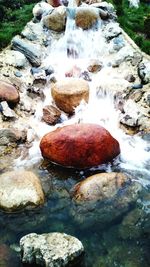 Rocks in water