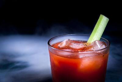 Close-up of drink on table