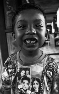 Portrait of smiling boy