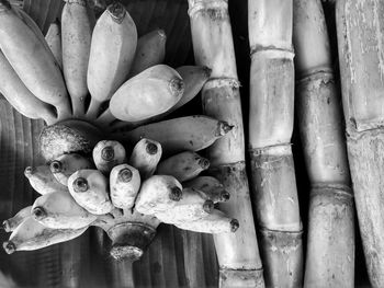 High angle view of vegetables for sale