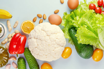 Close-up of food on table