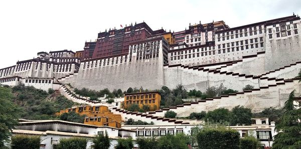Low angle view of historical building