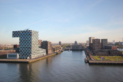 River with buildings in background