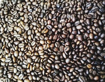 Full frame shot of coffee beans