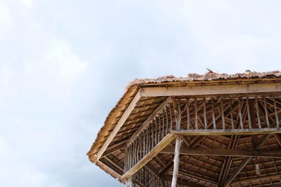 Low angle view of building against sky